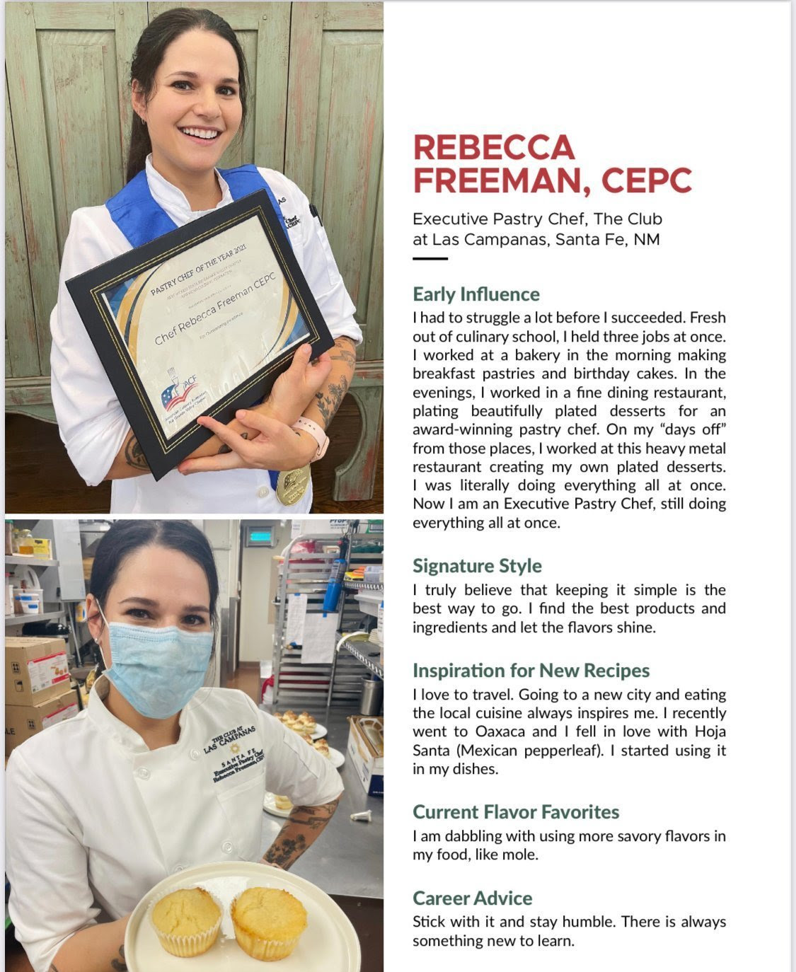 Praise for Rebecca Freeman CPEC